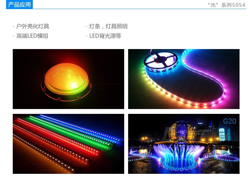 光系列5054 LED燈珠應(yīng)用